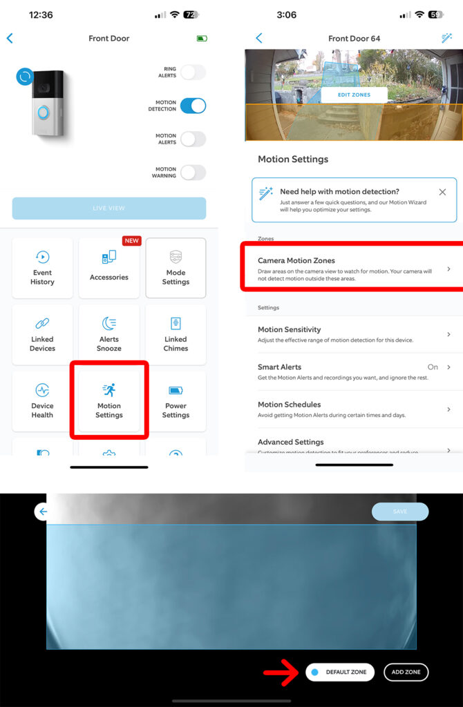 How to Set Up Motion Zones on Your Ring Video Doorbell 1 1