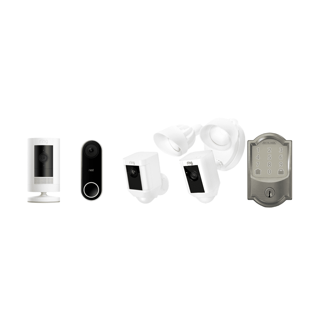 Ring Security Essentials Bundle with Schlage Lock and HelloTech Installation