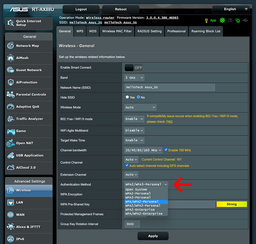 How to Configure Your Router to Use WPA2 or WPA3