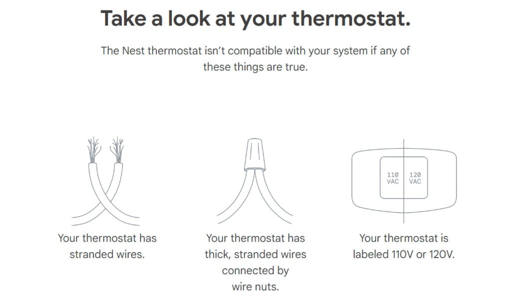 smart thermostat compatible low high voltage smart home checklist