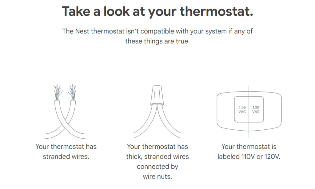 smart thermostat compatible low high voltage smart home checklist