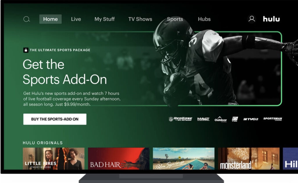 hulu plus live tv best streaming service for live football