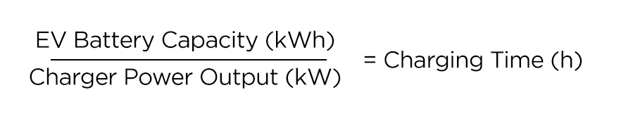 how to calculate EV charging time