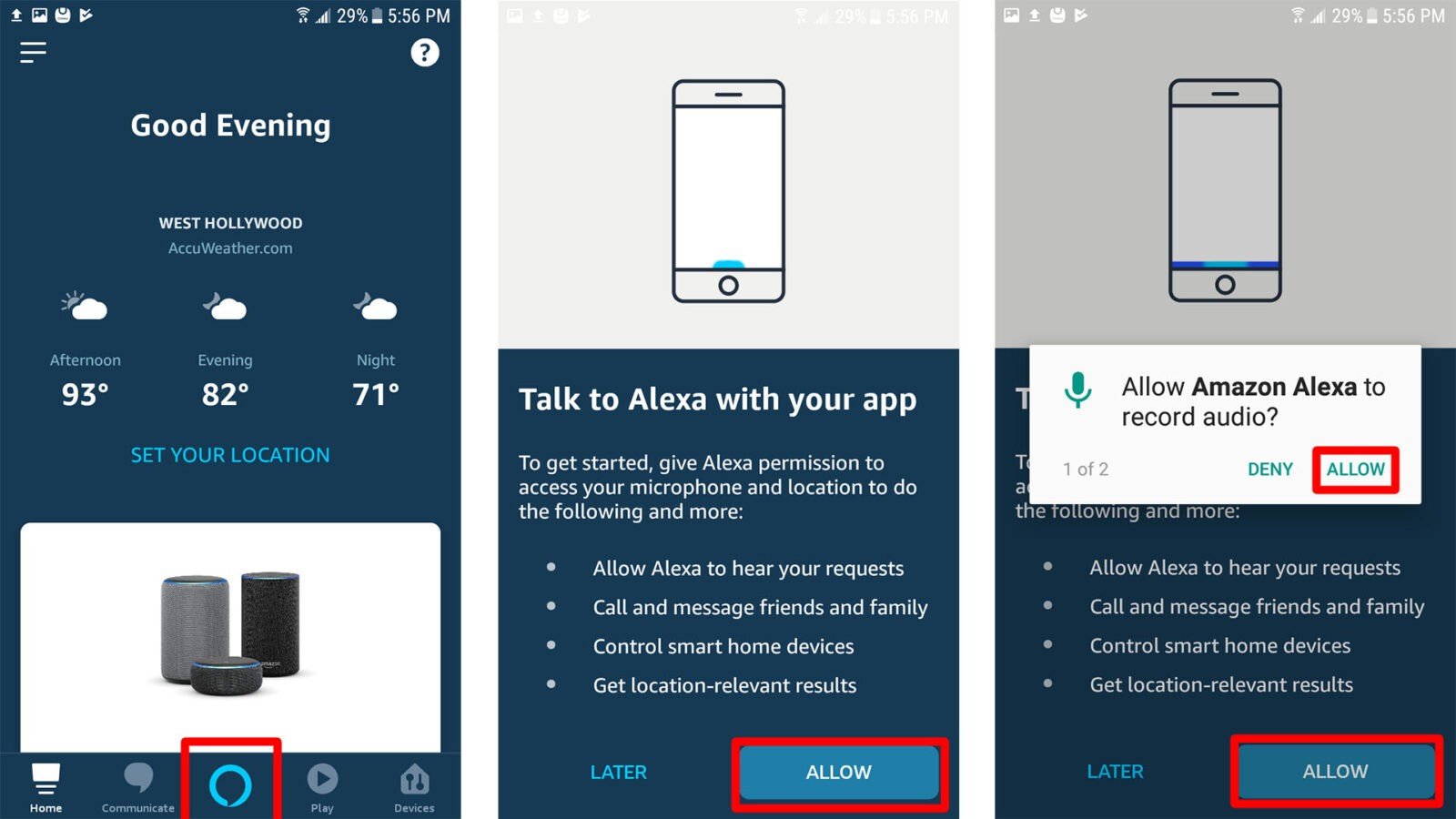 bestøve Ruddy Justering How to Use Alexa on Android : HelloTech How