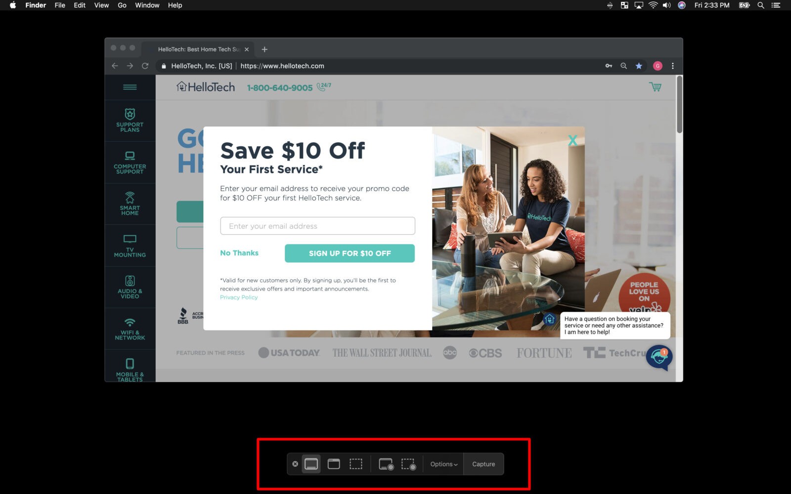 How to Take a Screenshot in macOS Mojave
