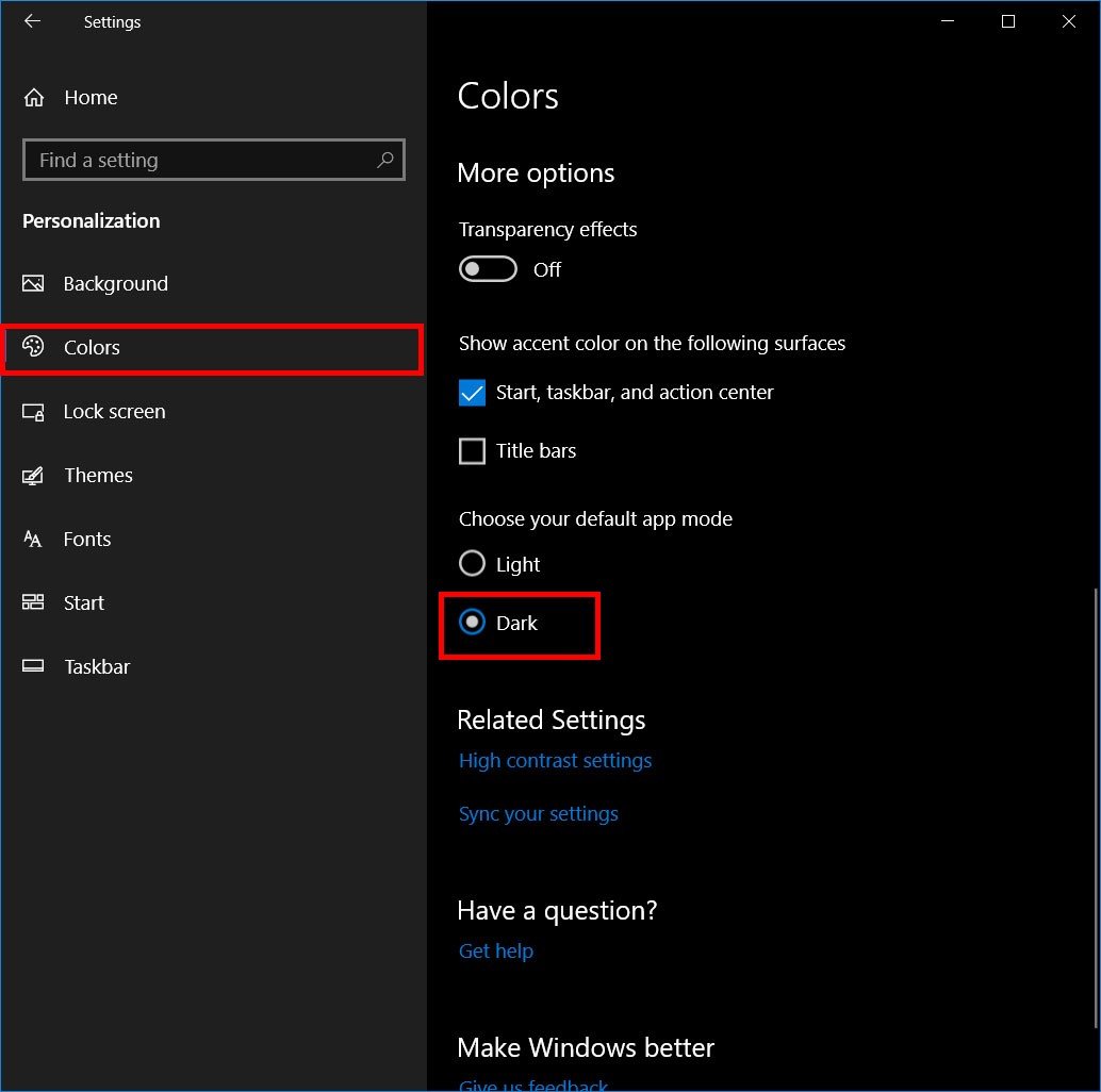 How to Enable Dark Mode in Windows 10