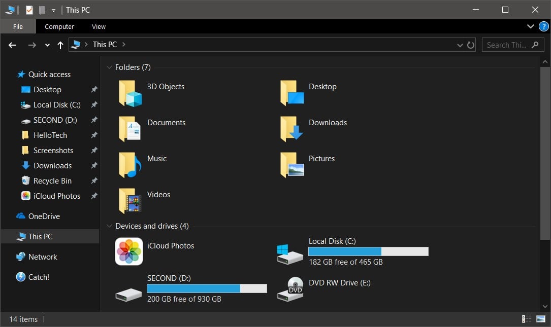 How to Turn File Explorer and Control Panel Dark