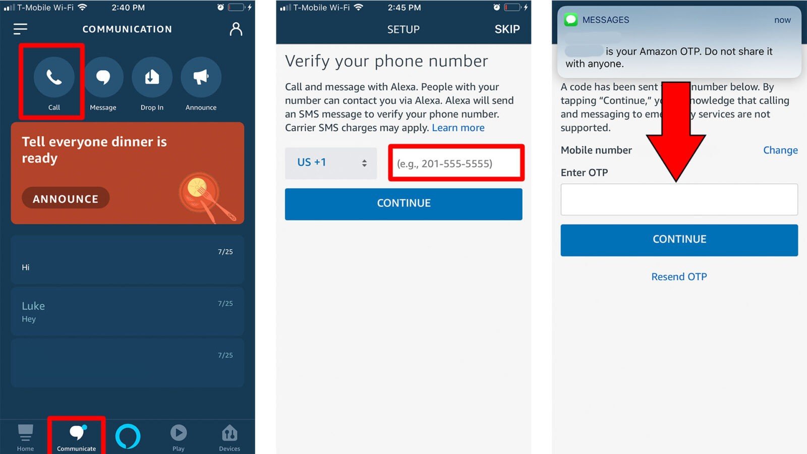 How to enable Alexa Calling and messaging