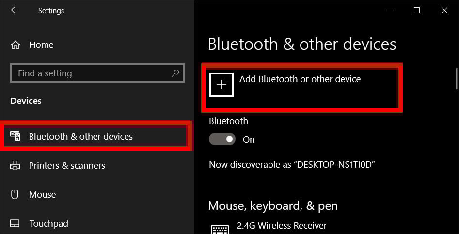 Add bluetooth