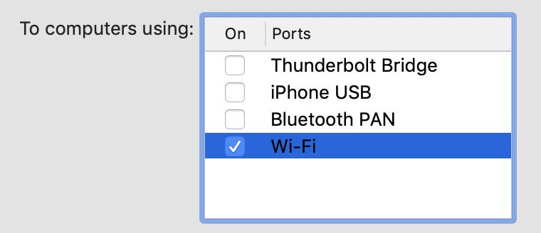 To computers using