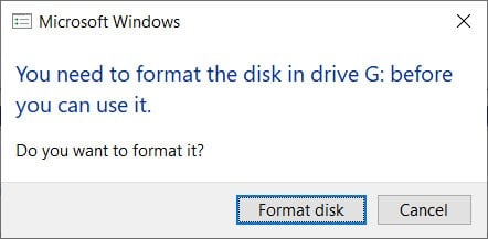 How to format an external hard drive