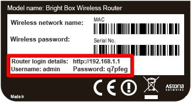 how to find router password