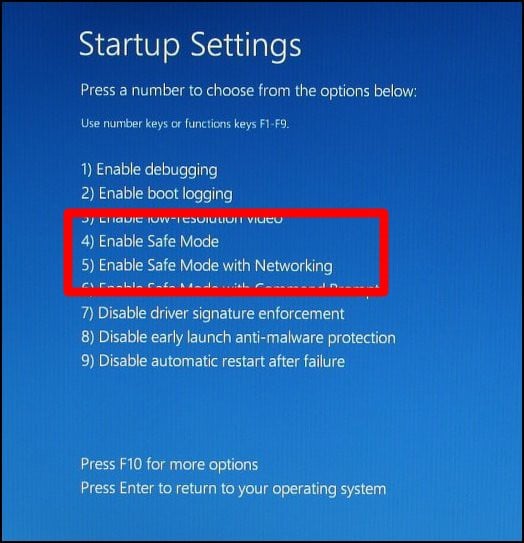 How to Boot Windows 10 in Safe Mode from the Sign-in Screen