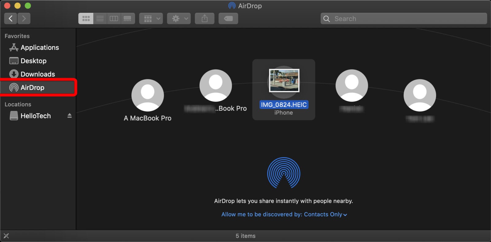 How to Turn On AirDrop and Use it on an iPhone and Mac : HelloTech How