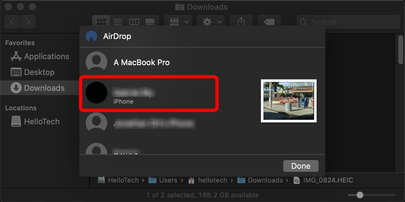 How to Turn On AirDrop and Use it on an iPhone and Mac : HelloTech How