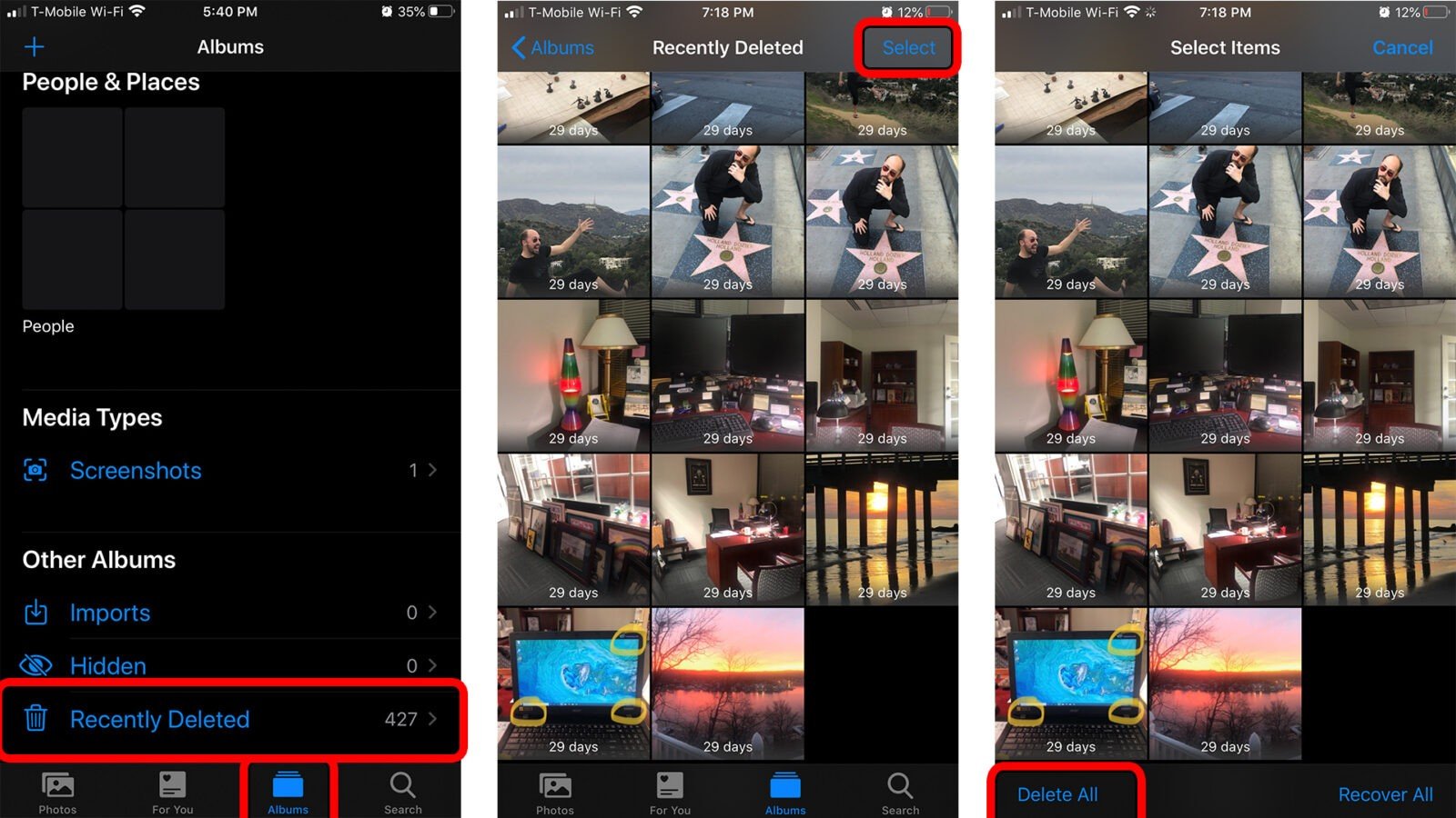How to Delete All Photos from Your iPhone : HelloTech How