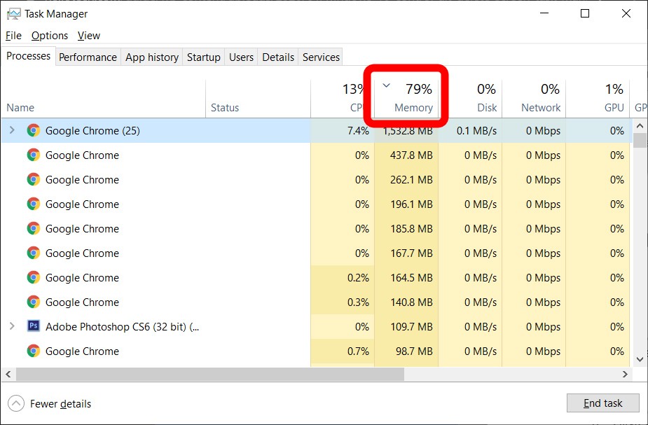 How to Close Programs Taking Up Too Much Memory to increase virtual memory