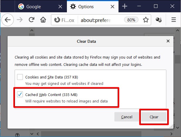 How To Clear Browser Cache In Firefox