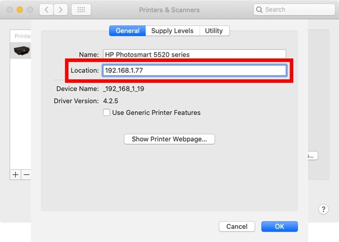 to Change Your Printer's IP Address : How