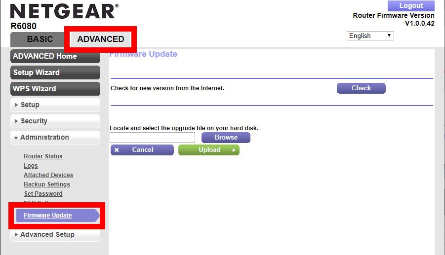 router firmware update