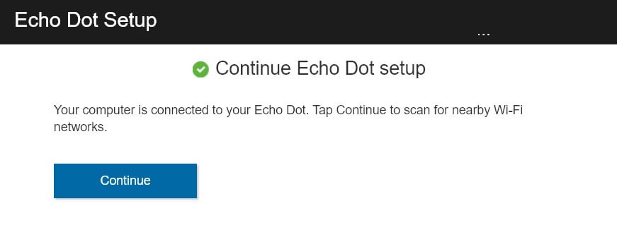 How to set up echo dot on sales computer