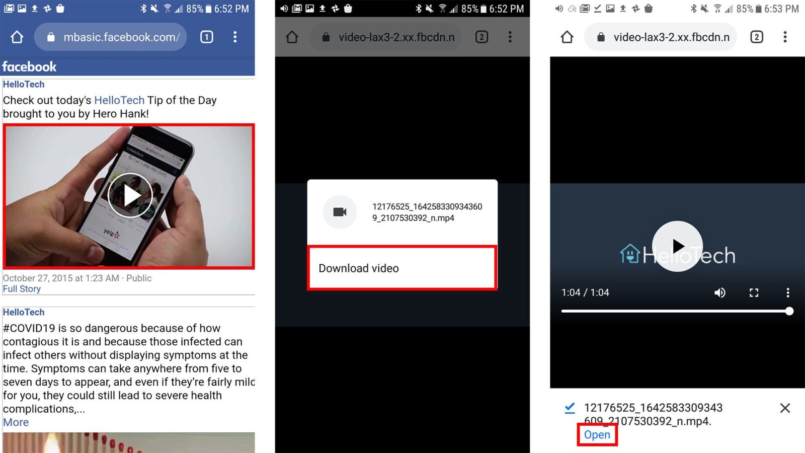 How to download Facebook on Android