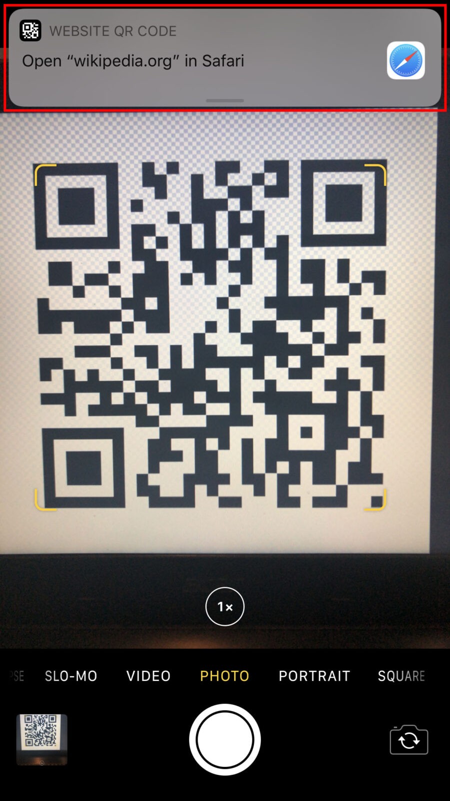 How to Scan a QR Code on an iPhone