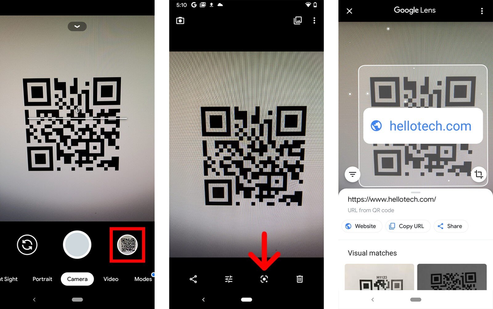 how to scan qr code on android phone