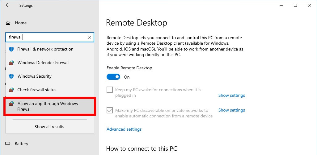 How to Set Up Remote Desktop Windows 10