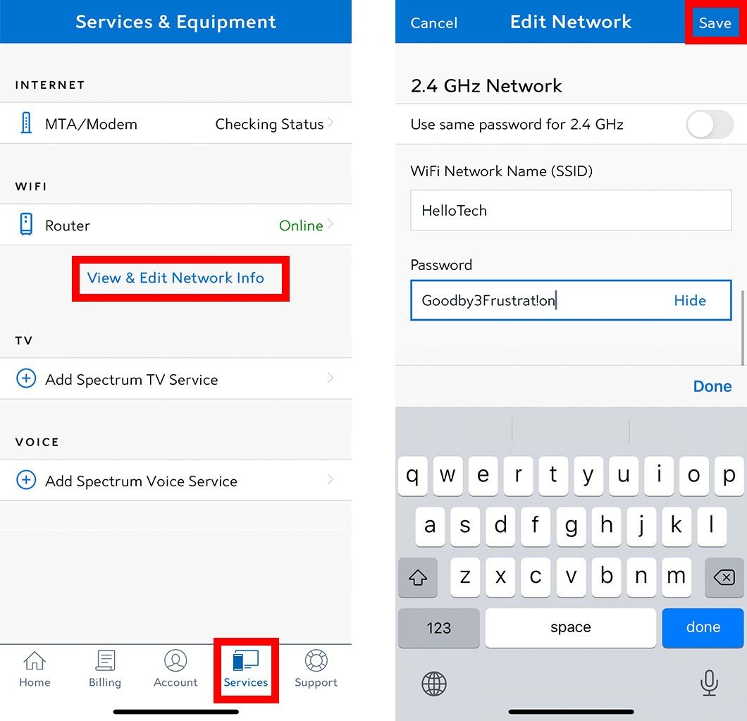 How to Change Your Wifi Password on Spectrum App  