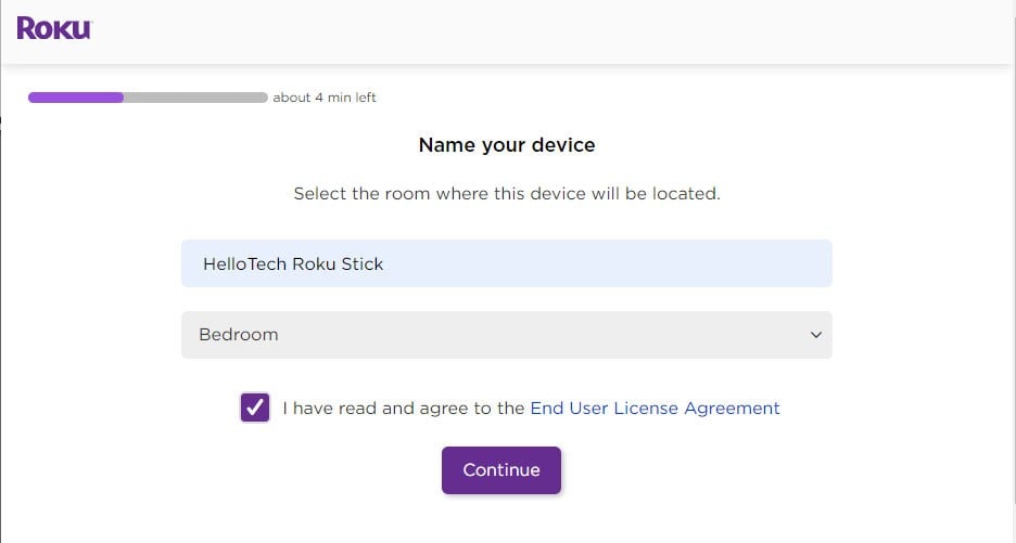 how to set up roku