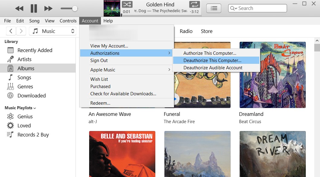 How to Deauthorize a Windows 10 Computer on iTunes