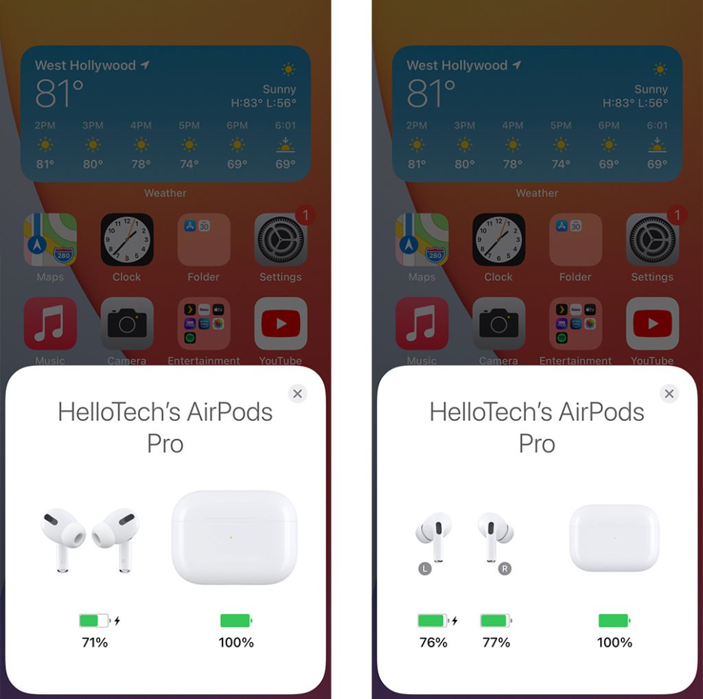 craft Uafhængig fordøje How to Check Your AirPods Battery Level : HelloTech How