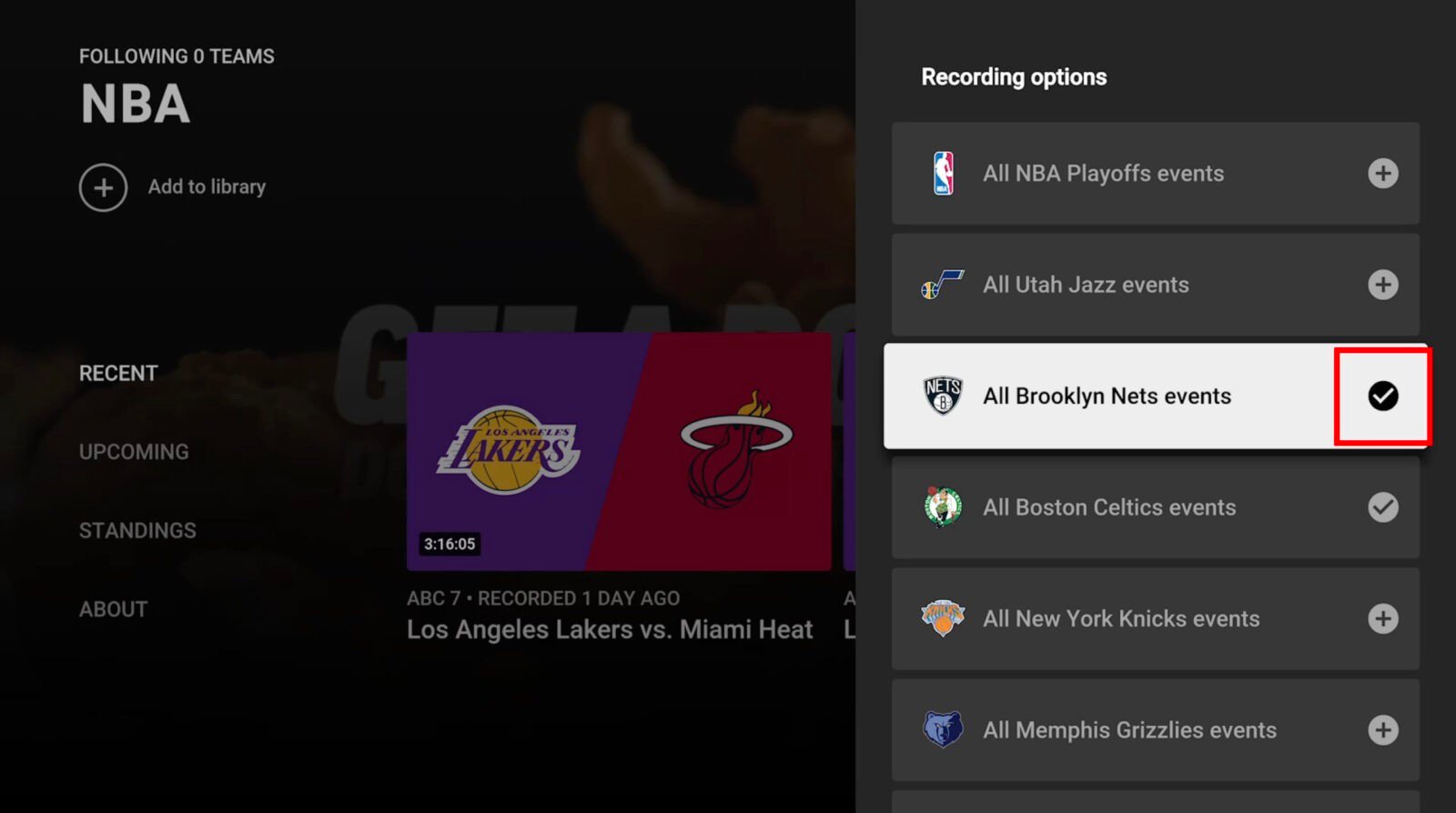 How To Record Sports on YouTube TV
