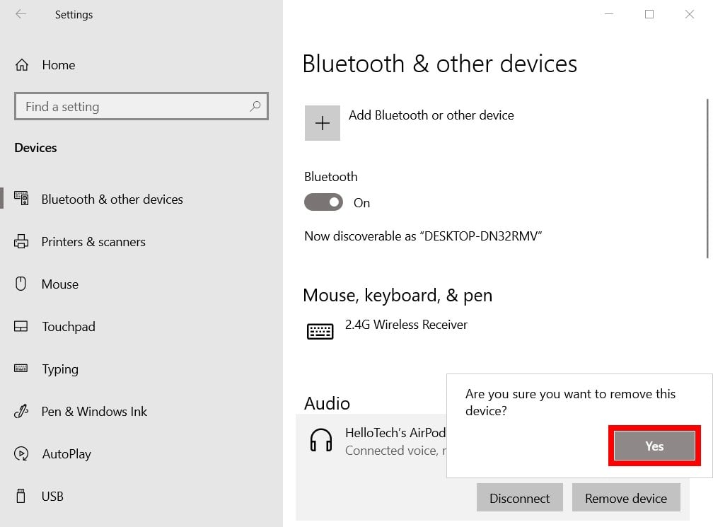 How to Reset a Bluetooth Device in Windows 10