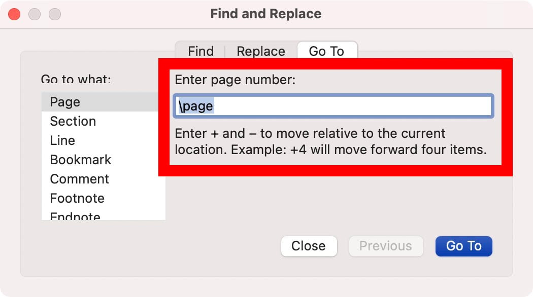 how to remove a page in word 2018