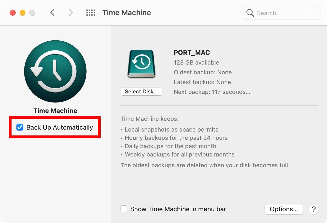 How to Back Up a Mac with Time Machine
