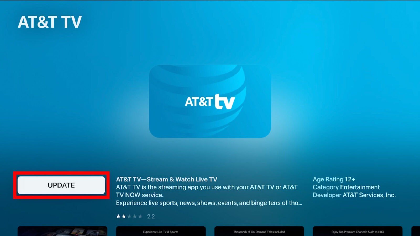 How to Manually Update Apple TV Apps