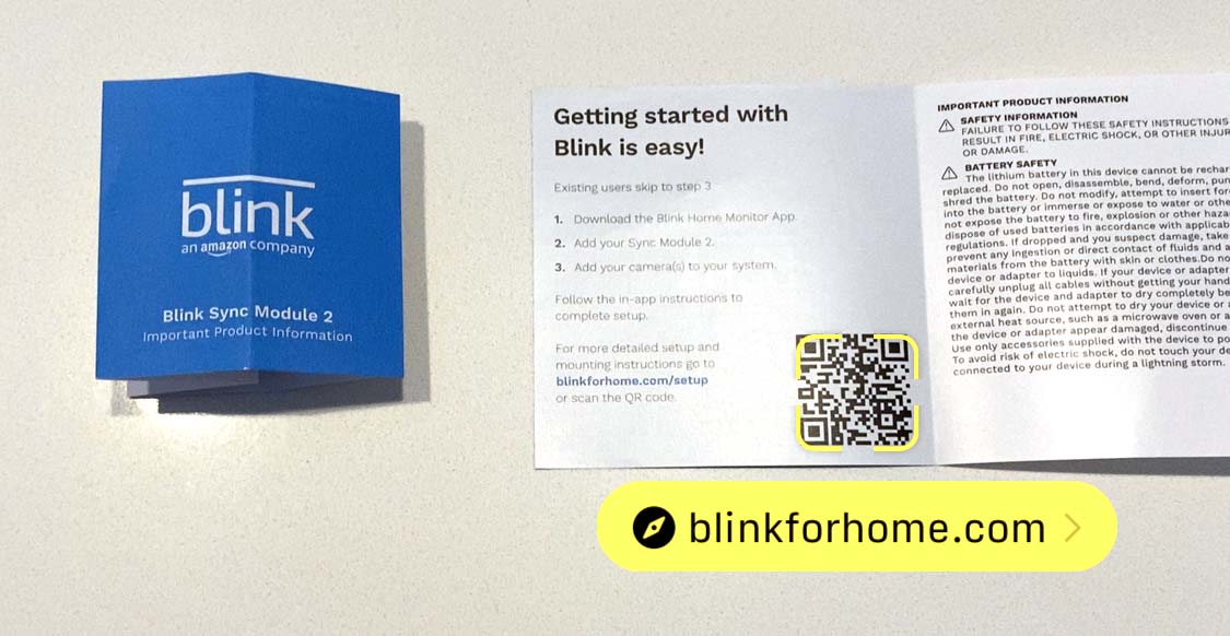 Blink Sync Module 2 - Initial Configuration 