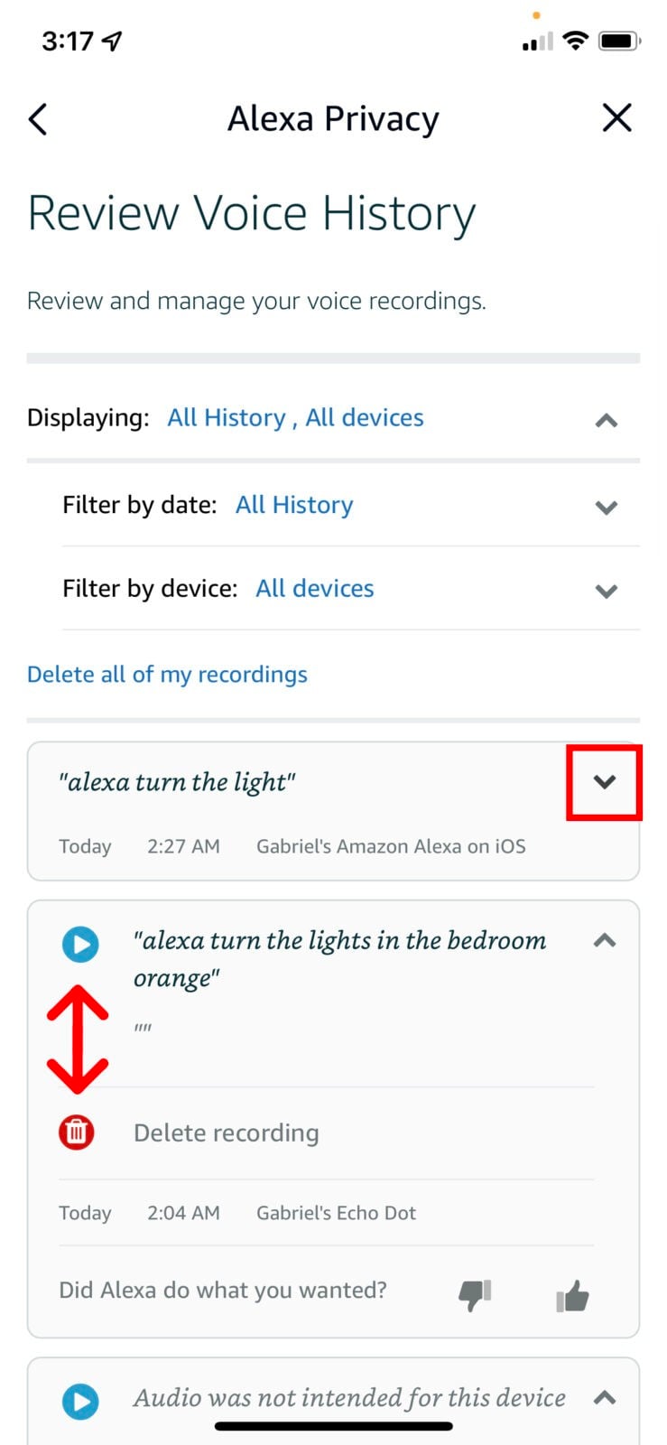 How to Delete Your Alexa Recording History in the App