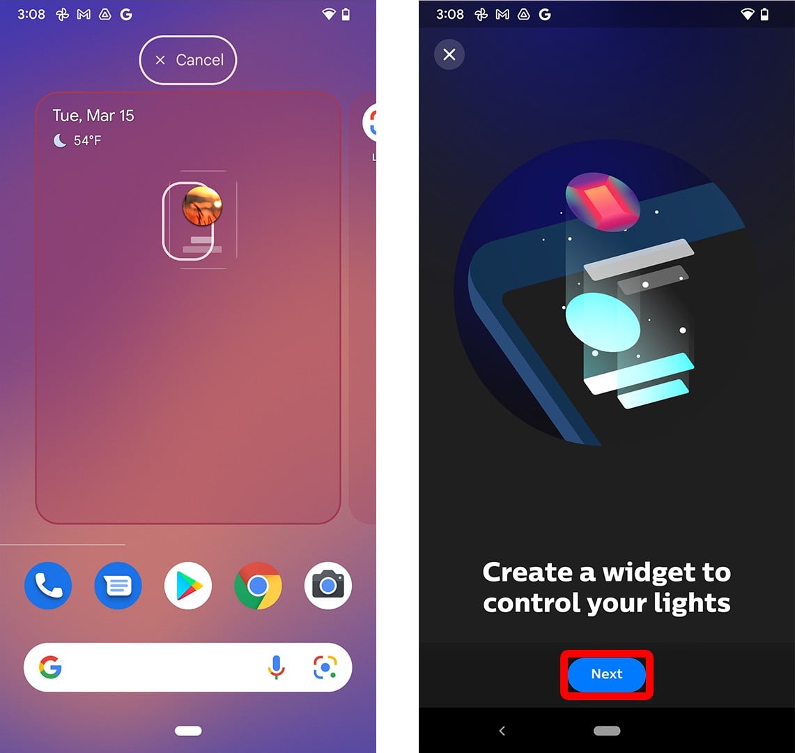 How to Add a Philips Hue Scene to Your Android Home Screen