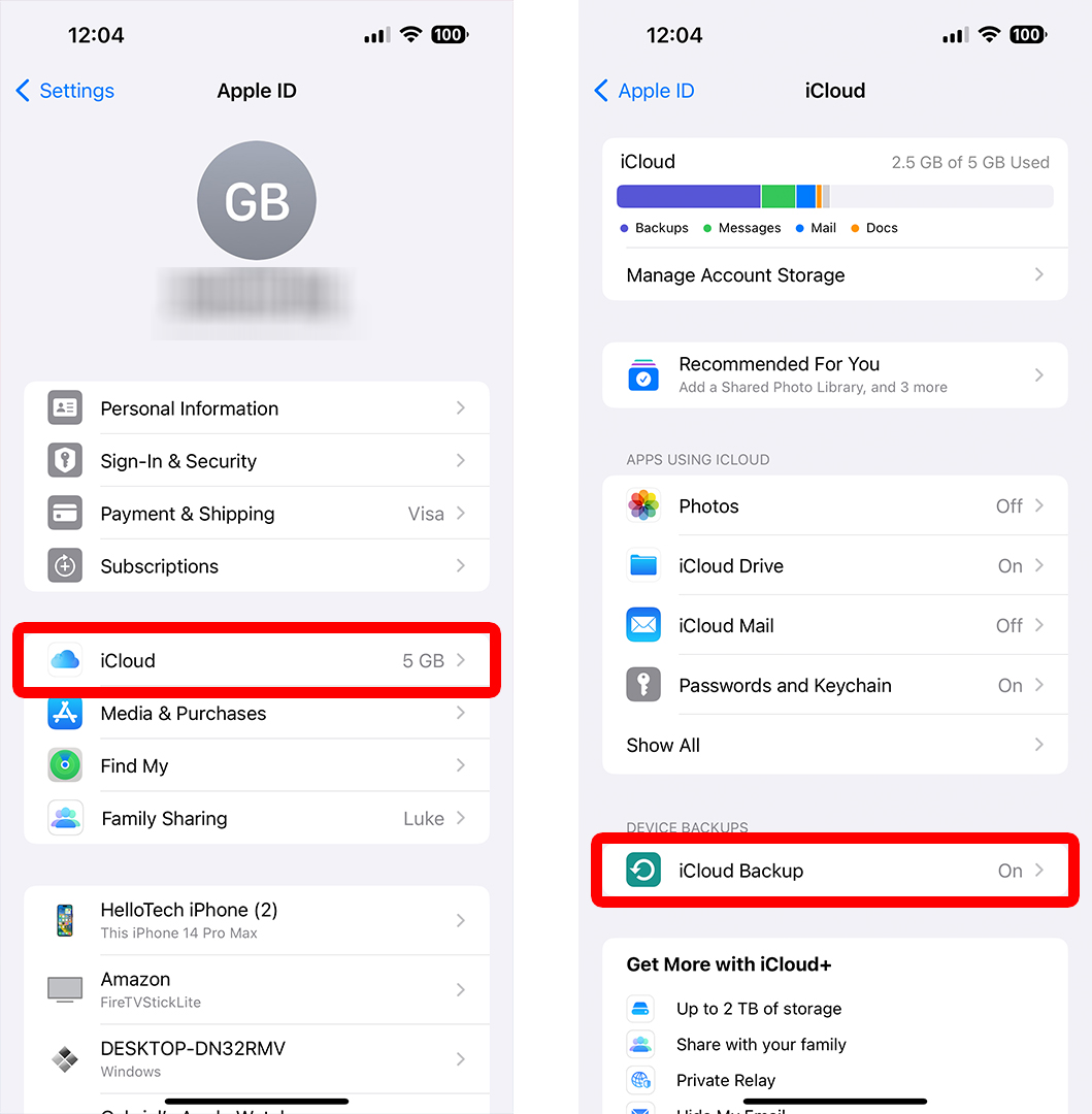 How to Check For iCloud Backups