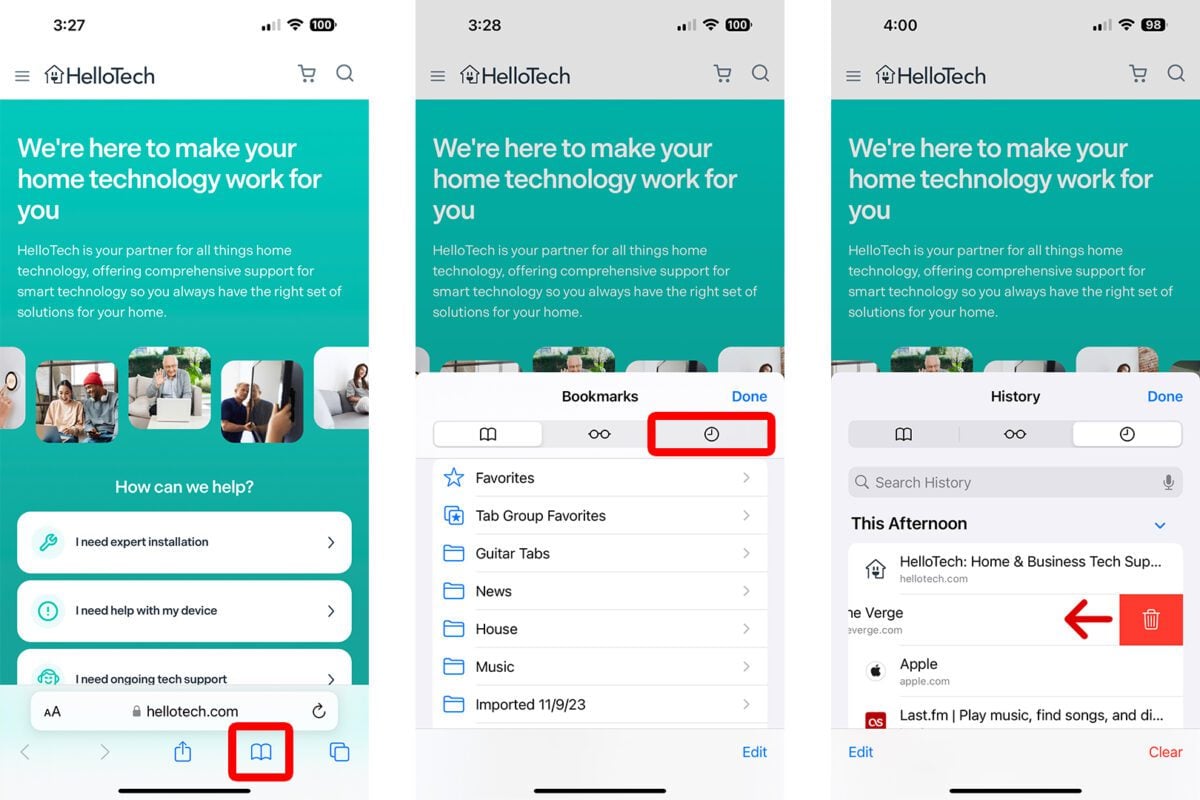 How To Clear History From Individual Sites on Safari