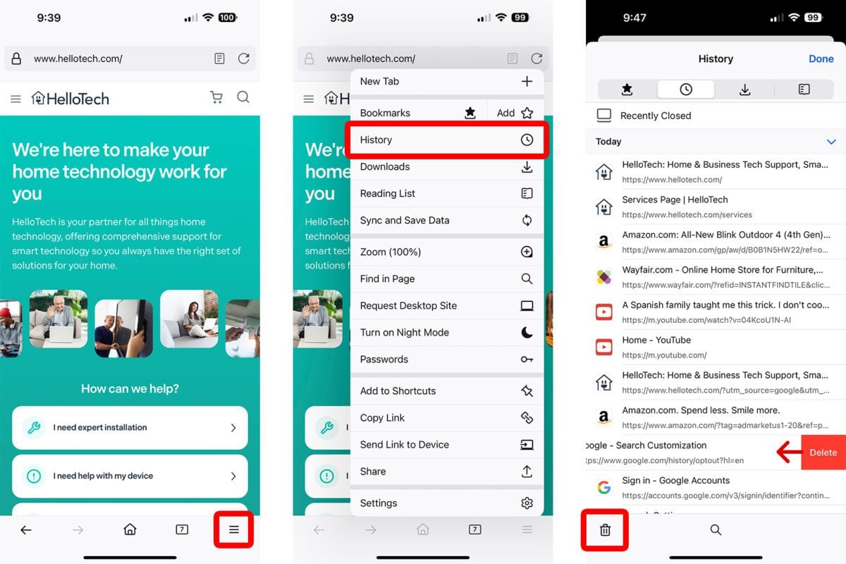 How To Clear the History From Firefox on Your iPhone