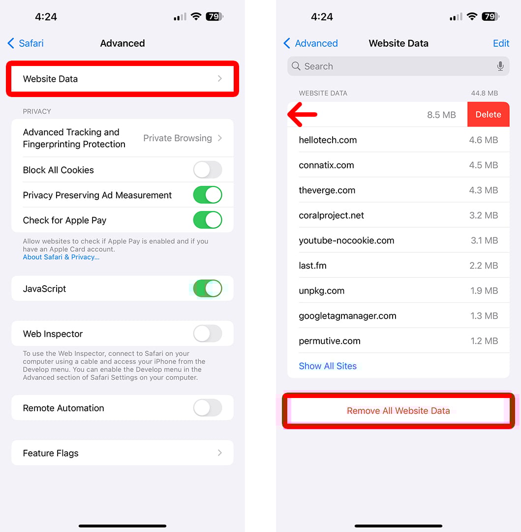How to Clear Safari Cache on iPhone