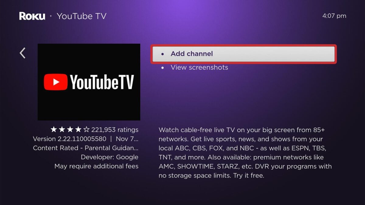 how to add apps to roku