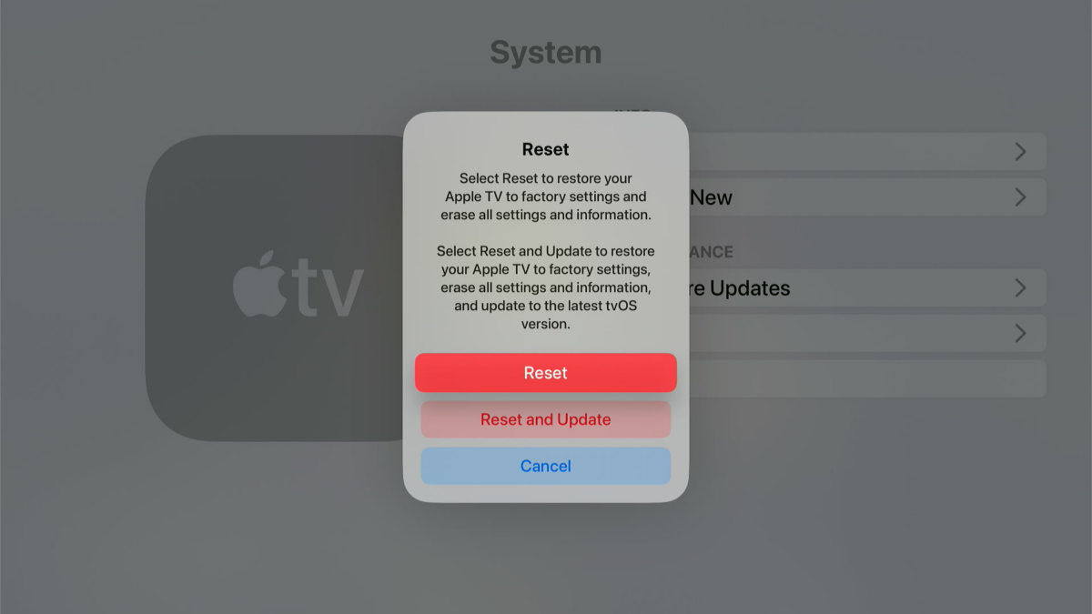 How to Reset Apple TV