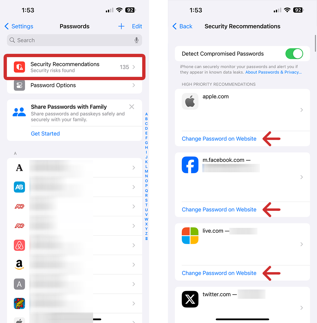 How to Change Passwords on Your iPhone