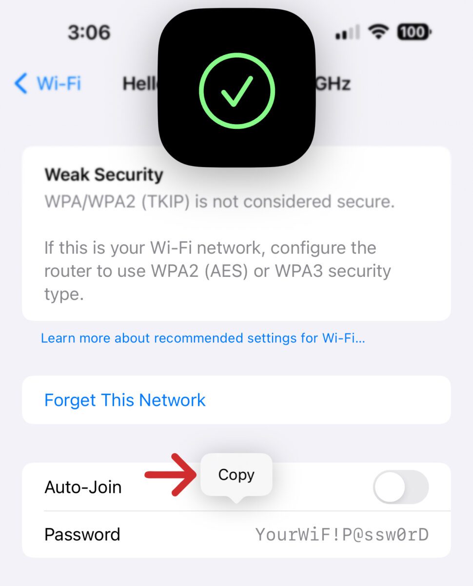 How to Find a WiFi Password on an iPhone 8 or Newer