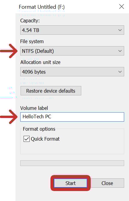 How to Format a Hard Drive on a Windows PC